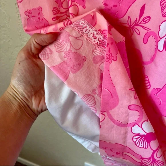 Lilly Pulitzer Pink Panther Dress Y2K Size 4 - Picture 4 of 10